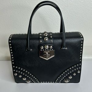 Prada Black Rare with Silver Accents